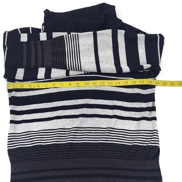 Dusak Designs Cowl Neck Striped Sweater - Picture 3 of 9